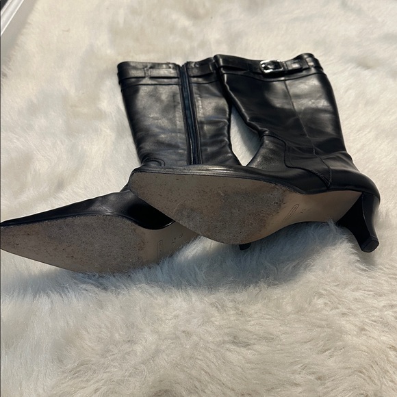 Coach Black Leather Heeled Boots - Picture 4 of 9